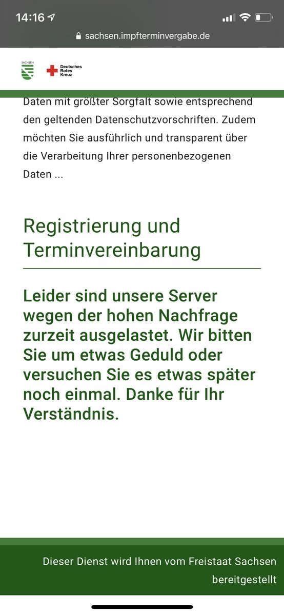 luise_ludwig's tweet photo. Läuft https://t.co/Pg46CvjZfS auf dem #lernsax Server? #COVID19 #Impfzentren #Sachsen #leiderkeindienstverfügbar https://t.co/u4GDDyVXAH
