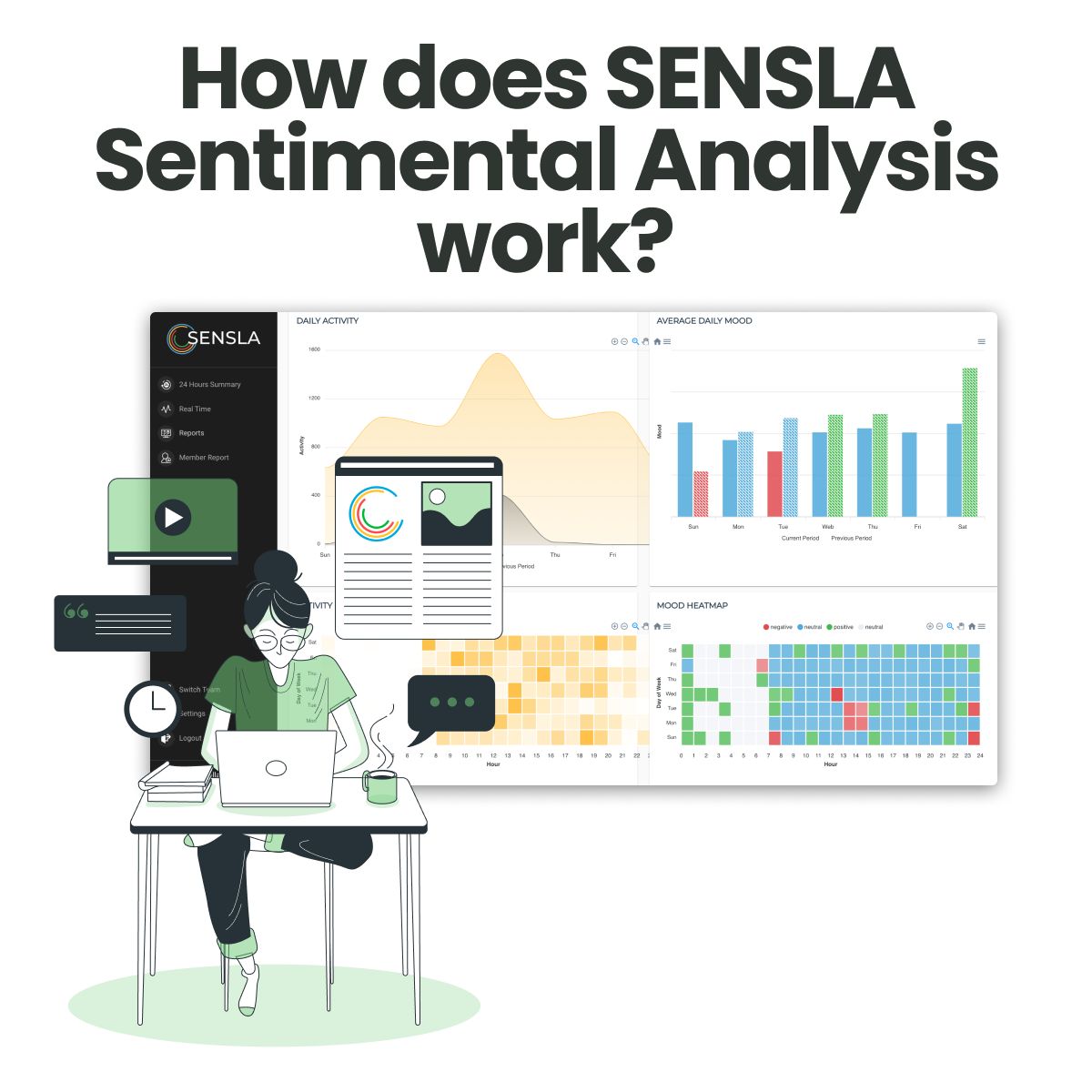 SenslaIO's tweet photo. SENSLA Sentiment Analysis blends Natural Language Processing (NPL) with Machine Learning to offer meaningful insights from how an employee is responding to conversations
#HR #PeopleAnalytics #Slack #Communication #Analytics https://t.co/fvcdKFoJvI