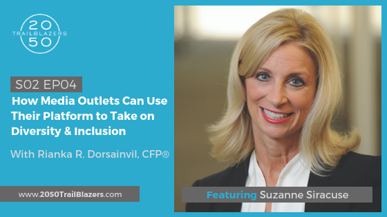 How can media outlets use their platform to tackle #diversity and #inclusion in the #finserv industry? <a href="/suzsiracuse/">Suzanne Siracuse</a>, former CEO and Publisher of <a href="/Investmentnews/">InvestmentNews</a> shares her thoughts. buff.ly/2DaxeIX