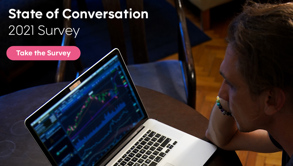jan_marl's tweet photo. [SURVEY] State of Conversation 2021
How are brands using conversations - from call centers to social media - to understand consumers &amp; make smart business decisions?
We'd love if you'd complete our #StateOfConversation survey. We might even quote you... https://t.co/JKAwyxQuwR https://t.co/XkzuvhvlDQ