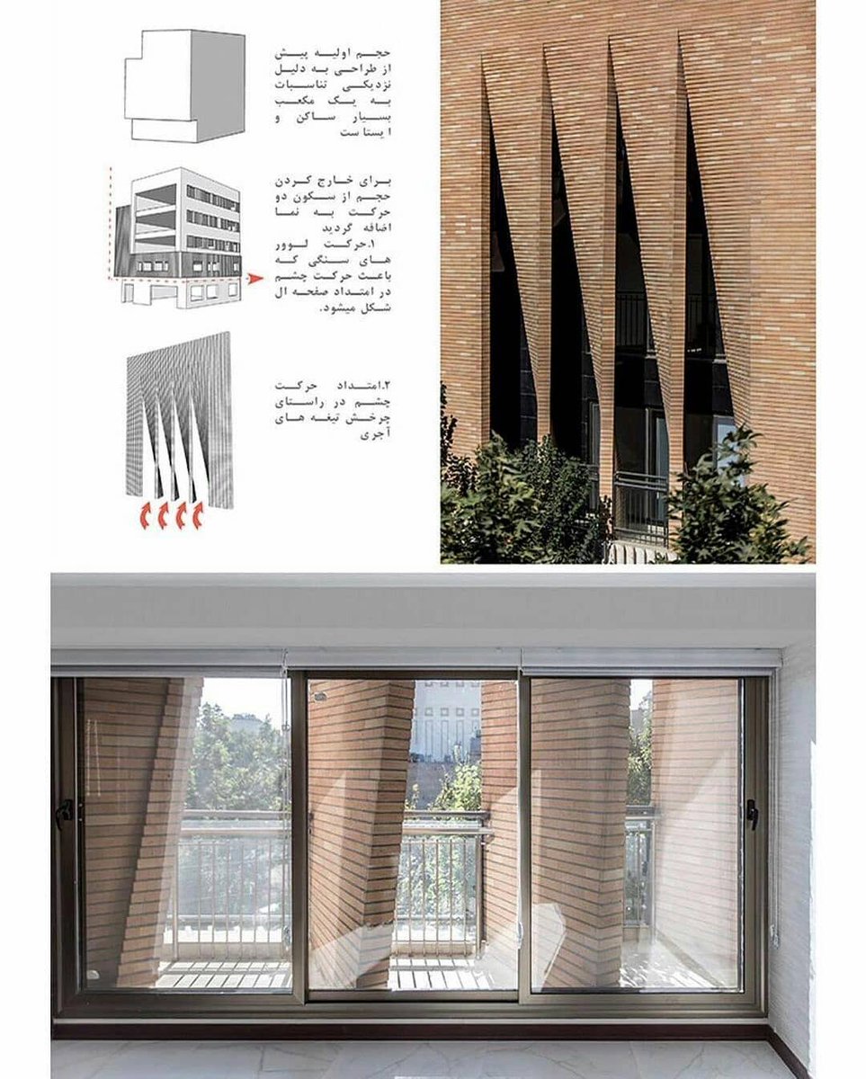 SurfacesMagzin's tweet photo. Architects are constantly exploring the possibilities with bricks and some of these look fascinating. Here's Dancing Brick Walls of the Moshtag Office Building by Omid Shafiee in Iran.
.
#surfacesreportermagazine #surfacesreporter #design_archbytes #architecture #arkitektur https://t.co/hG0qOBN7s9