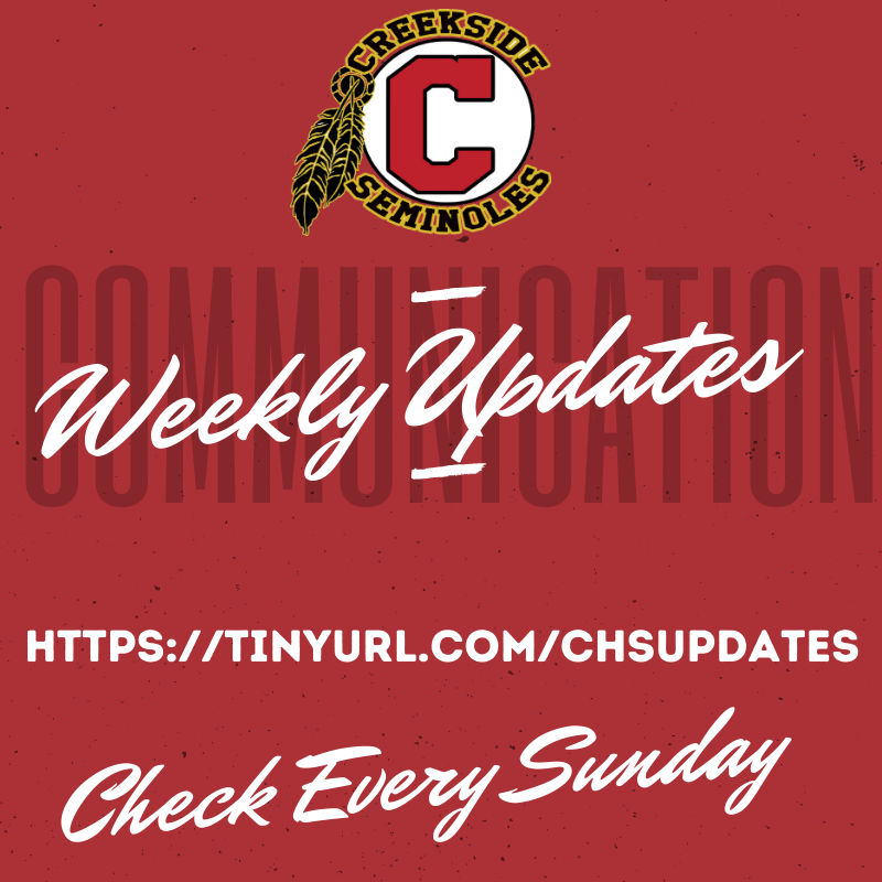MsBurns_'s tweet photo. CHS Seminoles-Keep your 2021 Resolution to stay on top of your assignments this semester! 

Find out what is due each week for each course. Check every Sunday for your weekly update. 

https://t.co/XV8Xcgur4e https://t.co/HrdMmI02W6