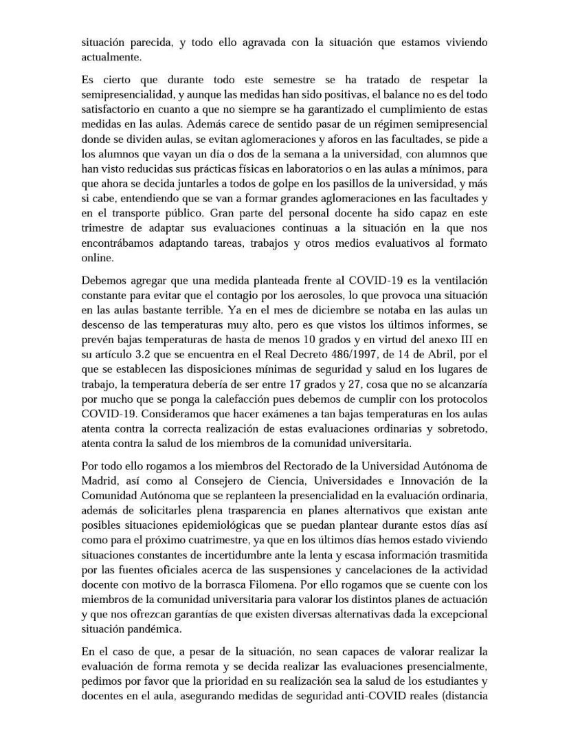raulsaguilar's tweet photo. 🔊Los estudiantes de la @UAM_Madrid lo tienen claro, @RafaelGaresse escúchanos, queremos sentirnos seguros. 

📢Como portavoz @cefeuam he apoyado a todos los Grados de @FaculEDUAM , todos han firmado. 

⚠️Los estudiantes de Educación lo tenemos claro.
#VergUAMza #ExamenesOnlineYa https://t.co/BXsvld931u