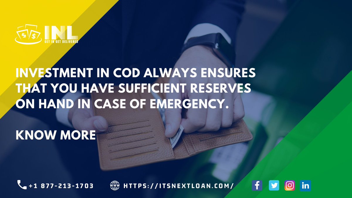 CD Investment is something which you can use in case of emergency because the amount of the CD will never decrease. Know more about Certificate of Deposit with INL
Visit: itsnextloan.com
Call: +1 877-213-1703
Drop us an email: info@itsnextloan.com
#investment #itsnextloan