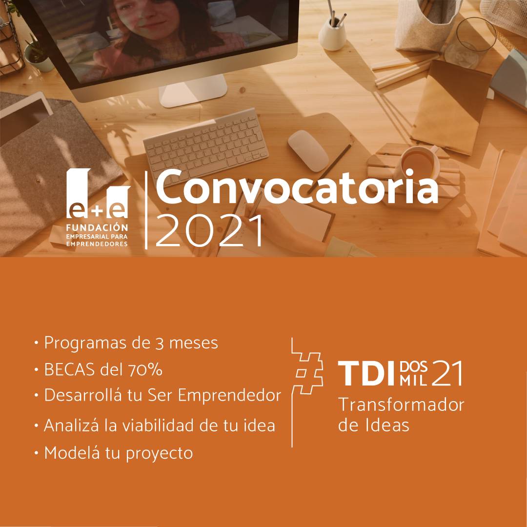 ¿Tenés una idea de negocio? Hacela crecer! 💡 Aplicá al Transformador de Ideas, hay becas del 70% en el cursado!
Conocé más info del #TDI2021 aquí → fundacionemase.org/wp/capacitacio…