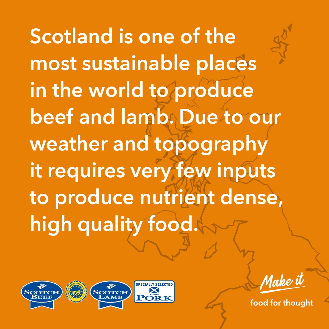 qmscotland's tweet image. We're proud of everything our industry is doing to work towards more sustainable practices in Scotland. Find out more over on our site: bit.ly/3mfcXnO #sustainablefarming #redmeat #scotchmeat #thescotchdifference