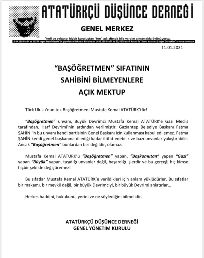 Başkomutan unvanı da öyledir. Sadece sahibi Mustafa Kemal Atatürk'tür...