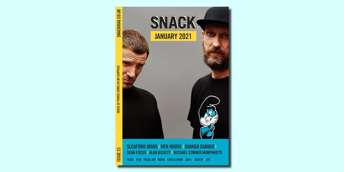 Read this month's SNACK mag in the top post.

Plus, in Review:

<a href="/thedjangos/">Django Django</a> (Track by Track)
<a href="/sleafordmods/">Sleaford Mods</a> (Track by Track)
<a href="/Nubiyantwist/">Nubiyan Twist</a> 
Goat Girl
Olivia Thom
<a href="/jamesyorkston/">James Yorkston</a> 
<a href="/Velvetbandgla/">Velvet</a> 
<a href="/ViagraBoys/">viagr aboys</a> 
<a href="/swoopoetry/">sarya</a> 
@annabsavage 
<a href="/felixsunsets/">Felix And The Sunsets 🌖⚡</a> 
Andrew O'Hagan
<a href="/dardishi/">dardishi</a>