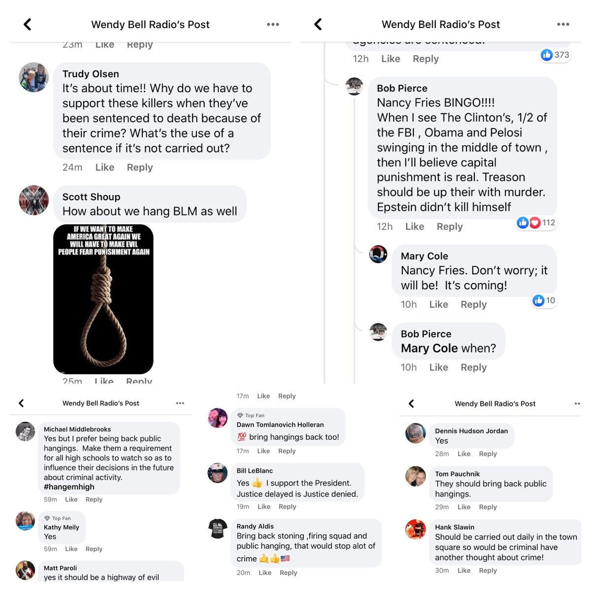 Loco412Coco's tweet photo. Wendy Bell followers in July and the #TrumpInsurrection on 1/6/21. @WendyBellPgh @KDKARadio @Entercom
#WordsMatter #Racism #WhiteSupremacy #WhitePrivilege #MoreUnstable #Watergate #CapitolRiots #NoFlyList  @PGHCityPaper @TribLIVE @PittsburghNAACP @ShowUp4RJ @endwhitesilence https://t.co/WWv4lwpG1e
