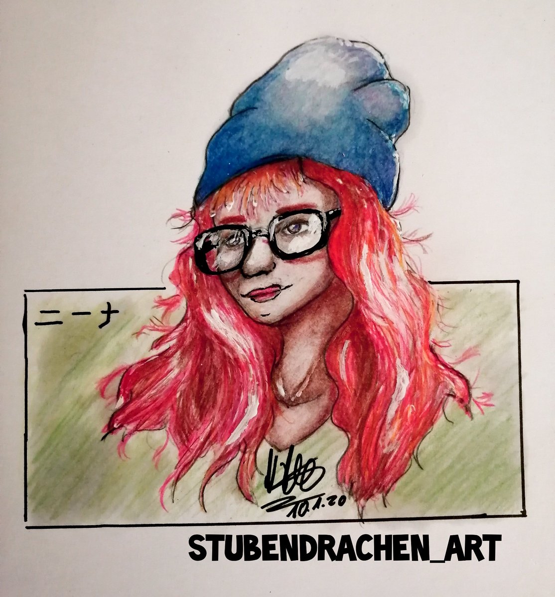 #portrait #doodle #farbe #bunt #Fabercastel #colorfull
