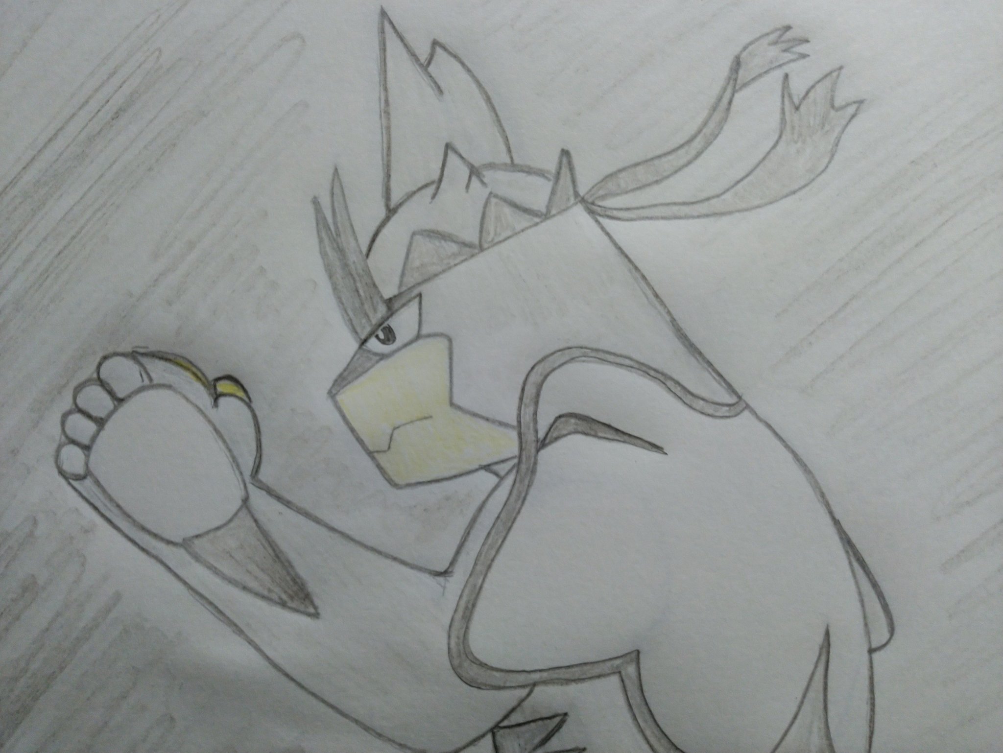 朋 お絵描き ポケモン剣盾の鎧の孤島 追加コンテンツ で登場したウーラオス一撃の型 本当 一撃の型かっこいいですね 専用技の あんこくきょうだ を打つ時のモーションも好き