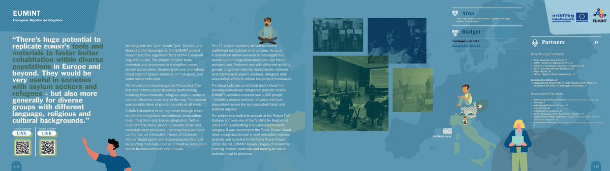 Eumintproject's tweet photo. In the @InteractEU`s publication on "Interreg response to migration challenges" you can find an article about our #EUMINT project. Enjoy reading it! 😉
For the full publication click: https://t.co/g15OVjAL8k
Btw: Happy New Year to everybody! 🤩 https://t.co/JyVtxLRuvy