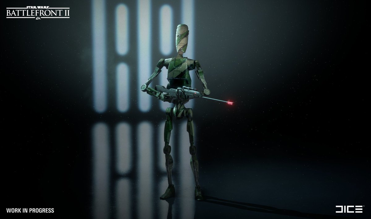 Talking of update names, we also had one called "The Roger Roger Update". You know things are going well when you're getting sign-off to name official things with memes. It was during an update where we added some new appearances to the Droids.