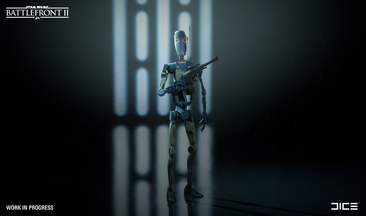 Talking of update names, we also had one called "The Roger Roger Update". You know things are going well when you're getting sign-off to name official things with memes. It was during an update where we added some new appearances to the Droids.