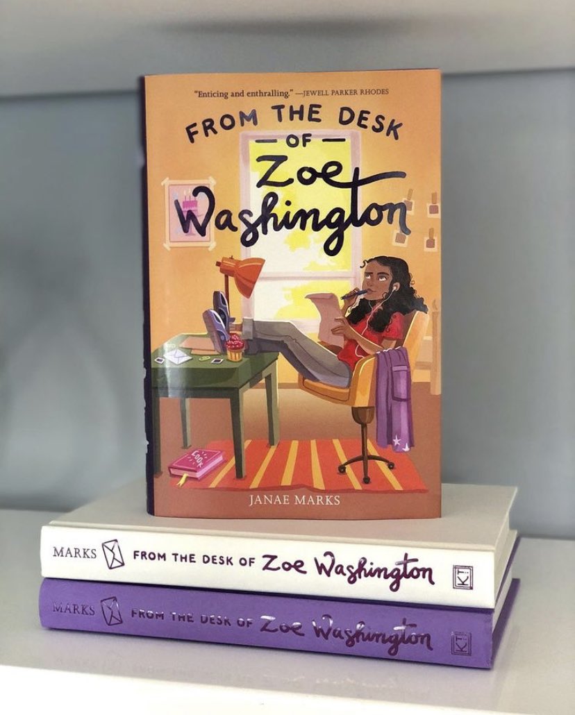 We’re thrilled to announce that FROM THE DESK OF ZOE WASHINGTON by @JanaeMarksBooks is our Project LIT Book of the Month! 📚🧡 #ProjectLITbotm