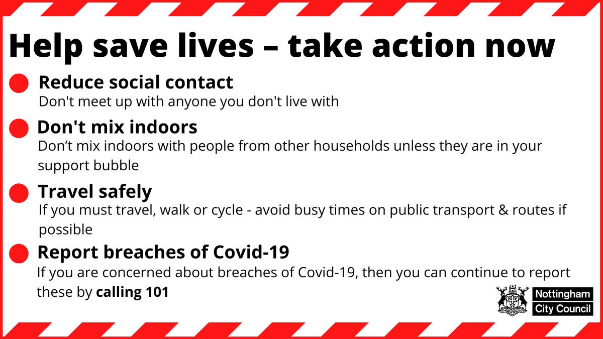 Transport_Nottm's tweet photo. Help protect the NHS and save lives by only traveling when it is essential. You are legally permitted to travel if it is for:
💼Work
📚Education/childcare
💓Caring
🛒Shopping for necessities
🏥Medical assistance
💪Exercise
💭To meet with your support bubble
#StayHomeToSaveLives https://t.co/FEybHEsqQI