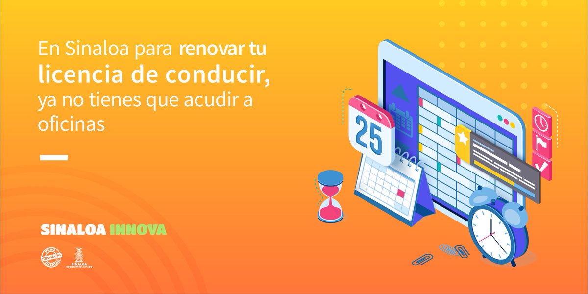 innovacion_sin's tweet photo. Obtén tu licencia de conducir vigente hasta la puerta de tu casa, sin filas, sin acudir a oficinas. Conoce más de este y otros proyectos en https://t.co/WKWvp7tRRN #Sinaloa #Innovación #SinaloaInnova https://t.co/6lBMIZ0C8P