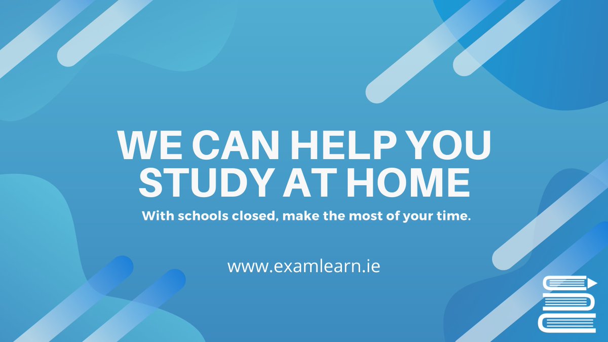 Don't let Covid-19 ruin your exam preparation. Read our top tips for studying at home and making sure you don't waste these next few weeks. blog.examlearn.ie/tips-for-study… #LeavingCert2021 #juniorcert2021