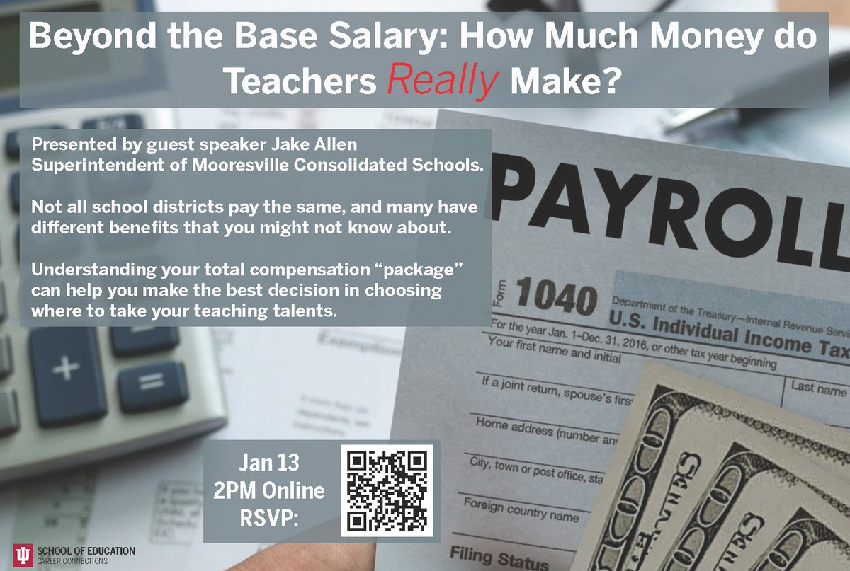 Not too late to sign up for our Beyond the Base Salary workshop indiana.joinhandshake.com/events/635804 <a href="/IUSchoolofEd/">IU School of Education Bloomington</a>