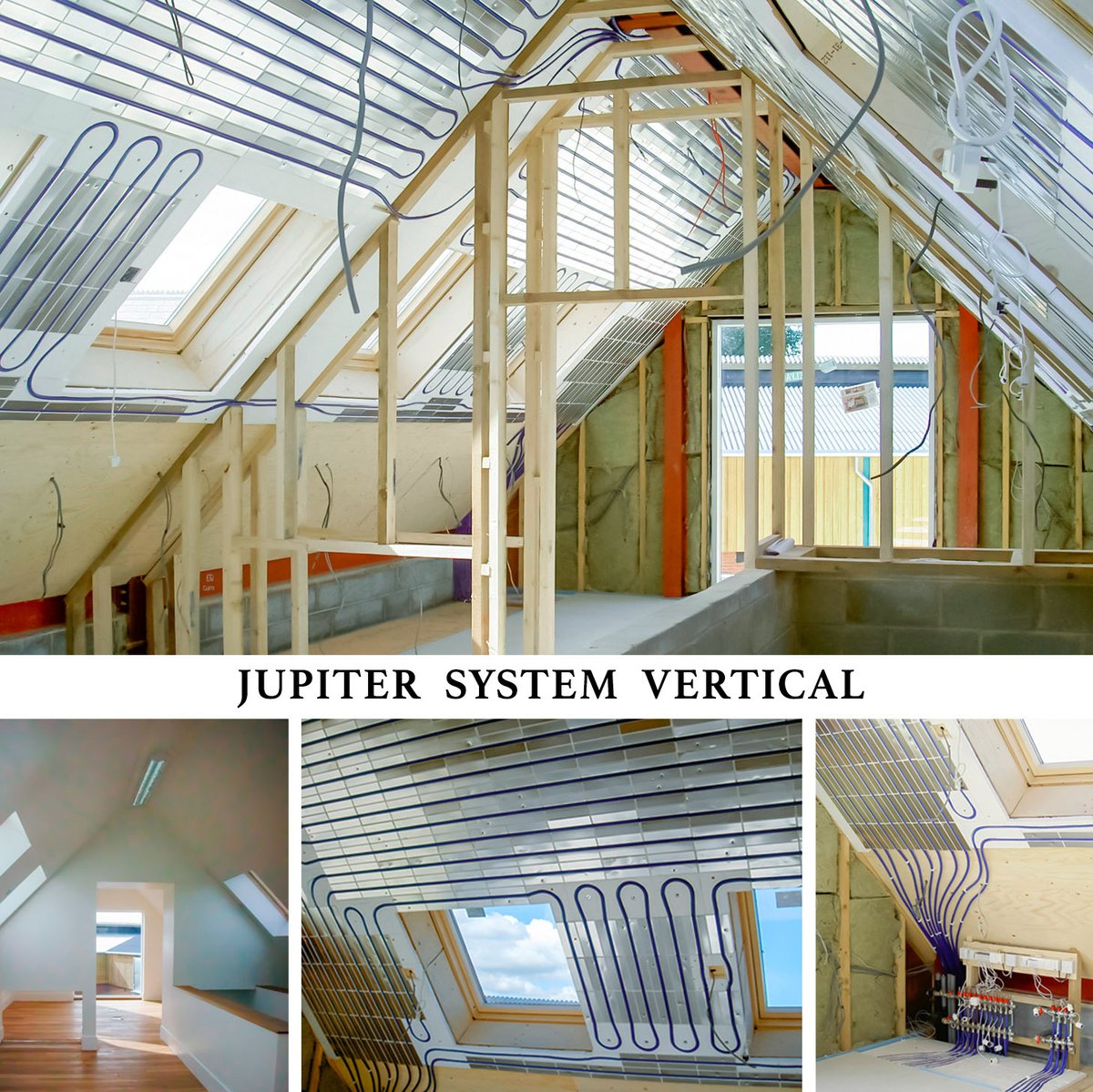 JupiterUFH's tweet photo. Monks Horton Farm
One of our Jupiter System Vertical installations in a Kent new build. Ceiling provides cooling while floor provides #heating via a ground source heat pump!
#groundsourcecooling #ceilingcooling #wallheating #heatpump https://t.co/tVuojis85K