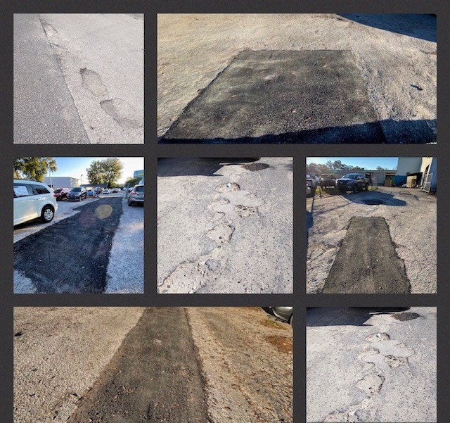 CSGConSvcGrp's tweet photo. 2/2 They need customers to trust their quality of business and that starts when they pull into the lot.  @CSGConSvcGrp  repaired many areas on this lot for our clients to drive their vehicles and others on safely. https://t.co/GHvFSYYCOU
