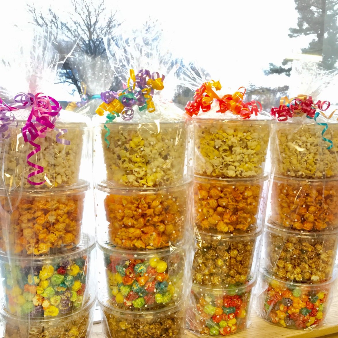 Celebrate Nat'l Popcorn Day, January 19, with our Fab Four! Pop in or order online. We ship with FedEx.