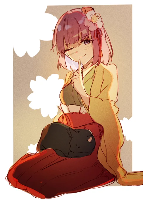 阿求
#深夜の真剣お絵描き60分一本勝負 