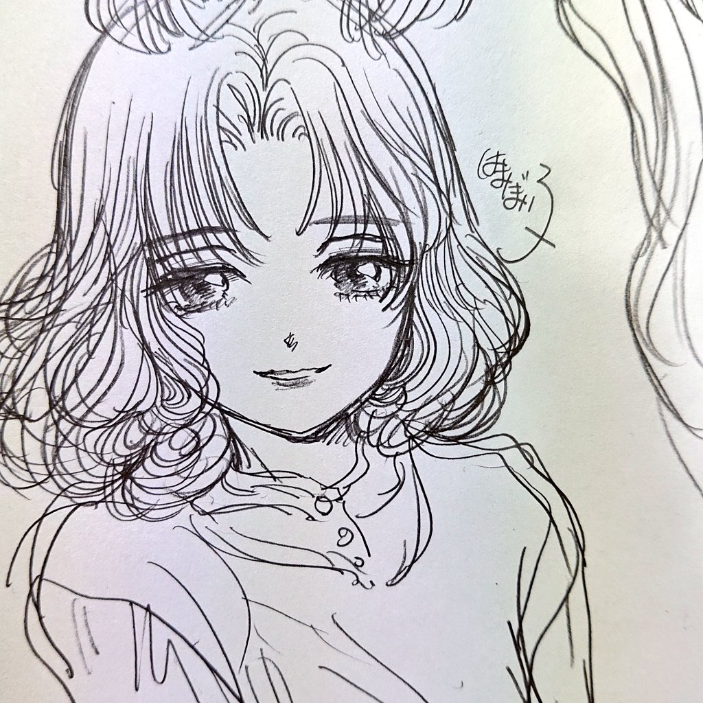 らくがきは気楽な楽しさφ(..〃)
3人とも中学生のときによく描いていたオリキャラです〜
20年以上前だなんて信じられないけど、ずっと私の頭の中に住んでいるし今だに描いているとわくわくします。
ずいぶん救われたなぁ。