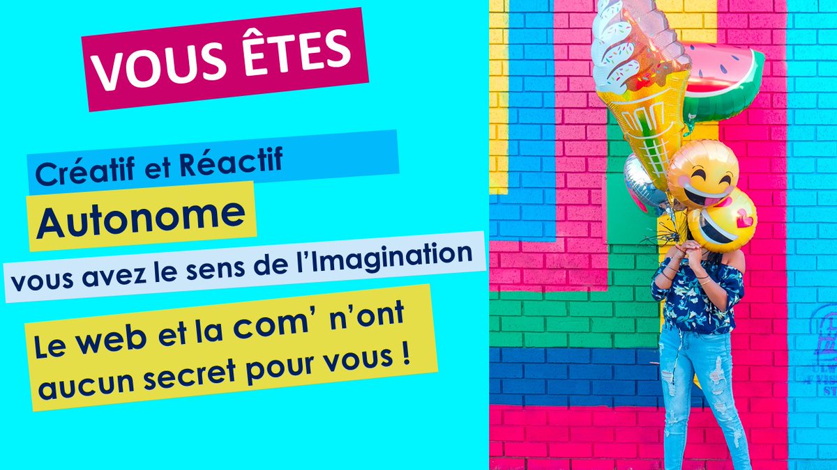 Ecofinance_Grpe's tweet photo. #recrutement
🧐Nous recherchons un(e) #stagiaire en #communication  (H/F) pour une durée de 6 mois.
📝Description du poste : https://t.co/X3ouzOQBjo 
📍Localisation du poste : #Toulouse
#Marketing #numérique #Digital
RT ou Fav pour permettre aux étudiants de voir cette annonce. https://t.co/RwpIlDoZzH