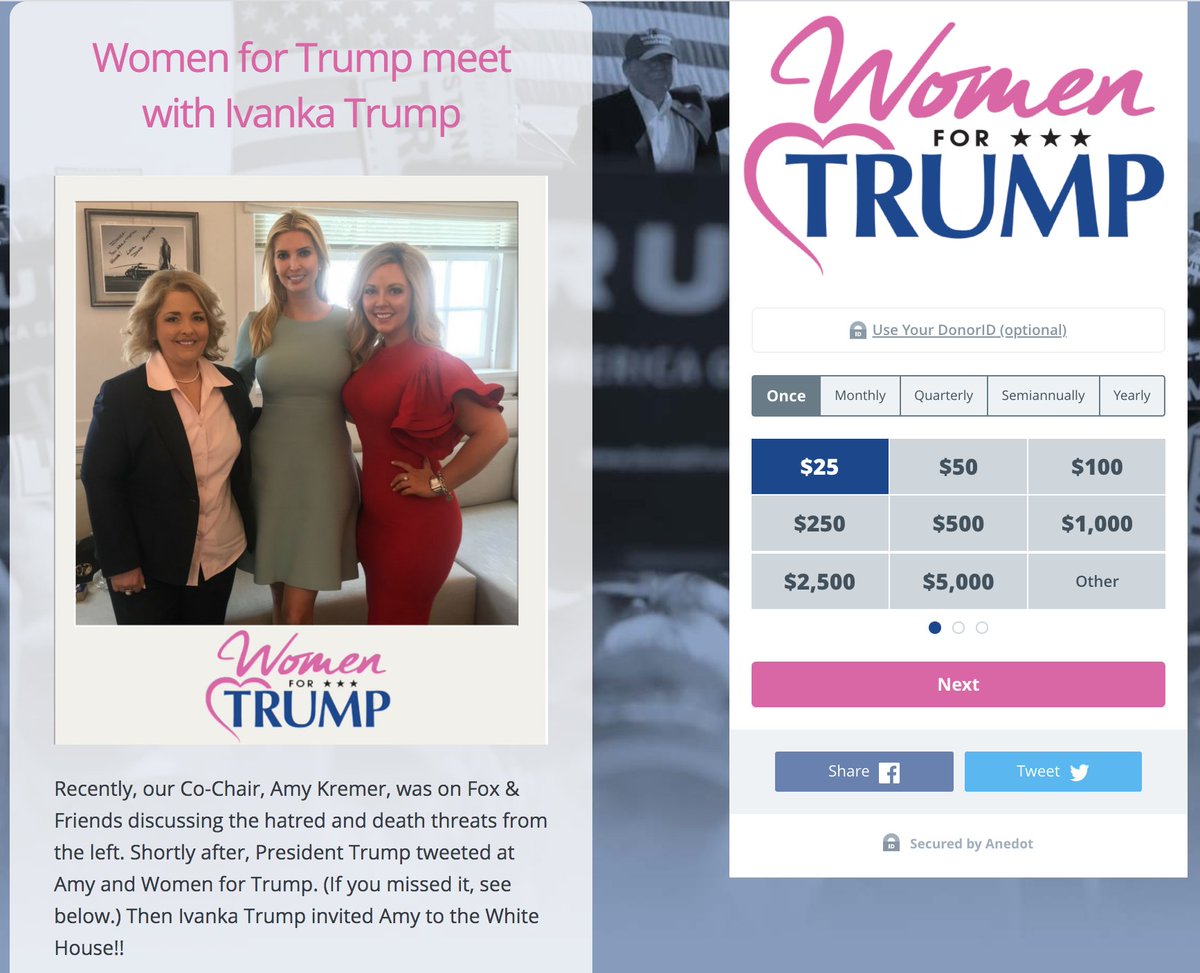Here's the page, picturing Amy Kremer with Ivanka Trump in the White House. What does "FBI" in the page title signify? "Ivanka Trump Meeting/ FBI | WOMEN FOR TRUMP"  https://womenfortrump.com/ivankatrumpmeeting/