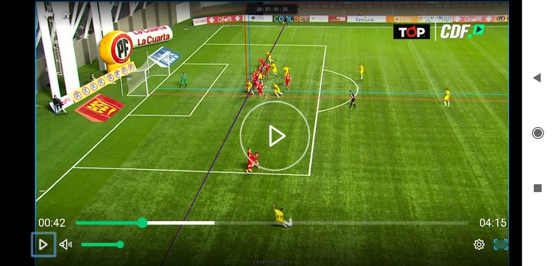 Me gustaría tener las dos imágenes para comparar pero en el gol de Thomas Rodríguez no utilizaron las líneas. Sería bueno tener el audio del VAR para poder comprender el análisis que hacen para ambos goles.