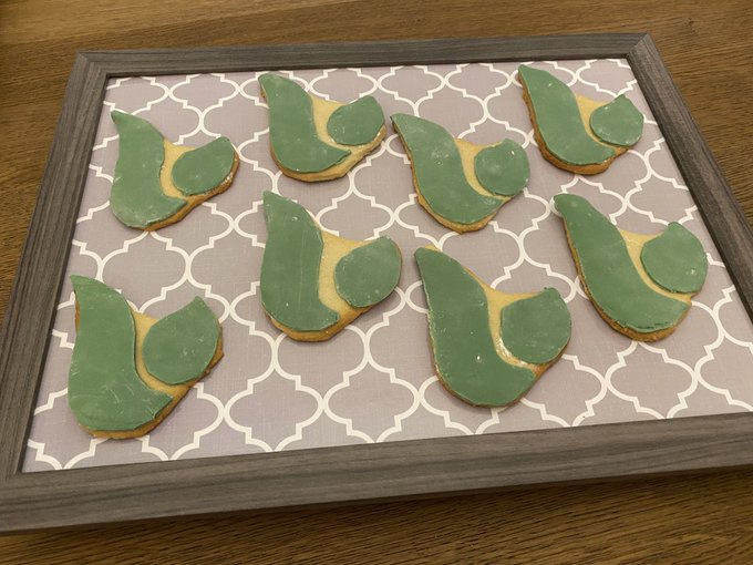 VertasGroup's tweet photo. We’re pleased to reveal the runner up of our #VertasVirtualBakeOff is….@SquireFord!
Will took part in #BiscuitWeek and created an amazing bake in the shape of the #Vertas logo! Huge congratulations Will, you’ve won a hamper worth £50 thanks to the support of @McCainFoods_B2B. https://t.co/hm9VH62lBQ