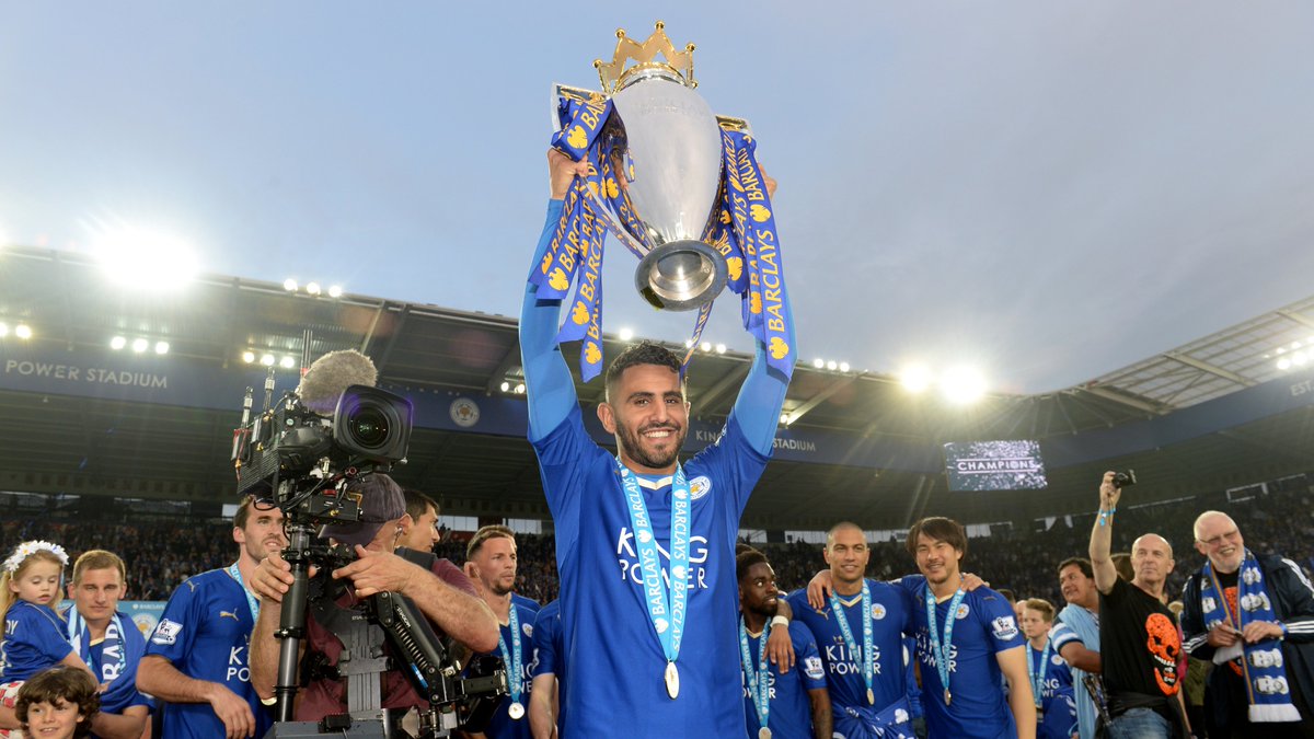 LCFC's tweet photo. Leicester City signed Riyad Mahrez #OnThisDay in 2014 🦊🏆 https://t.co/cVDdlH7tOo
