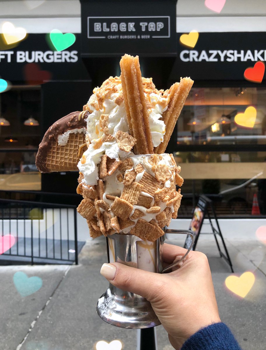 DanaStargazer's tweet photo. Who’s up for a churro #crazyshake? #nyceats @blacktapnyc #baltimoreblogger https://t.co/VdOGCUY4iD