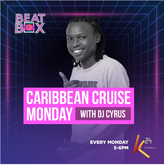 K24Tv's tweet photo. Kick start your week with some Caribbean (reggae and dancehall music), on the decks we have @thebigtimedj Send in your request on #BeatBoxLive https://t.co/XDDhOtXeB3