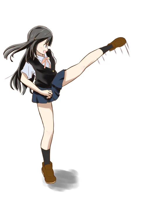 回し蹴りを覚えた優木せつ菜