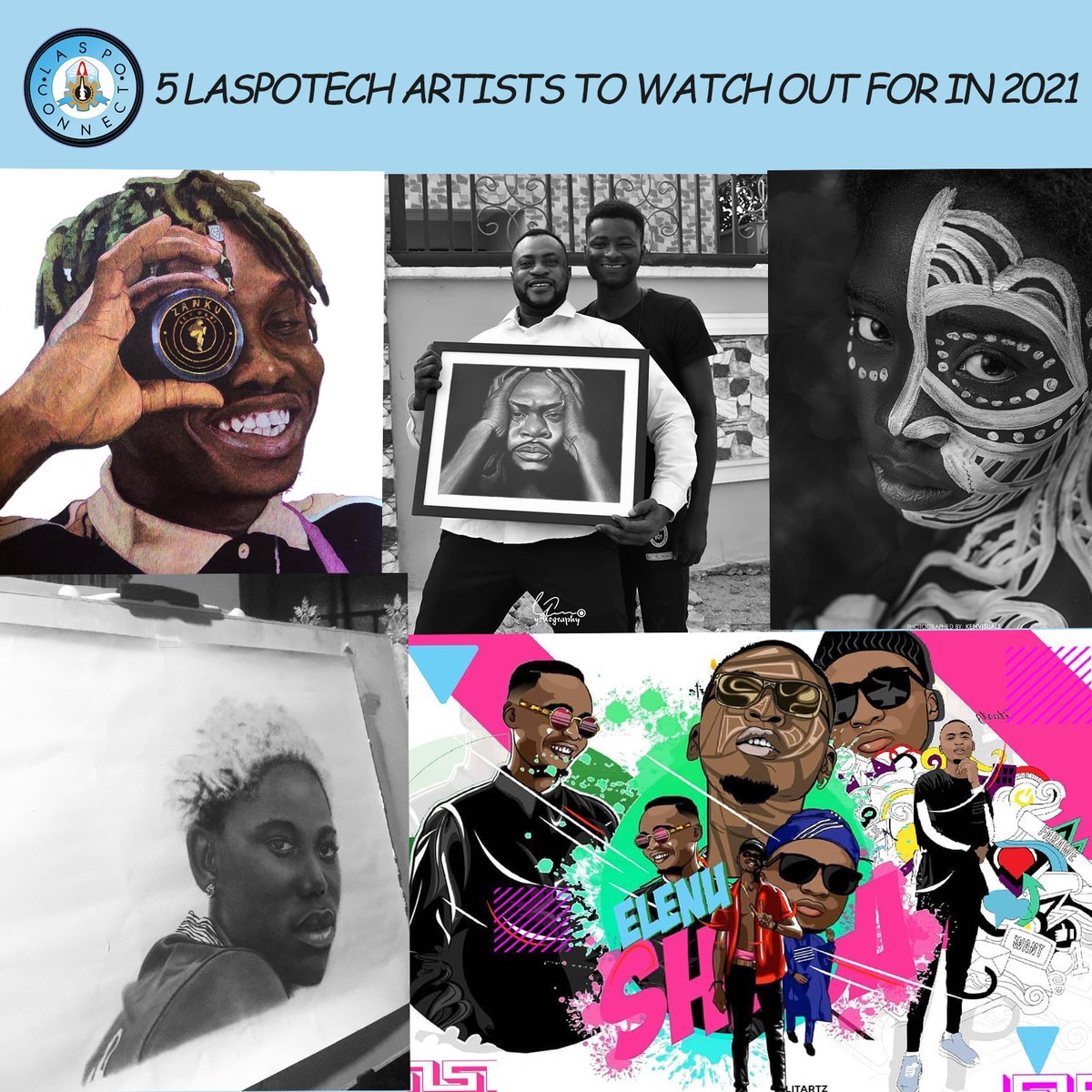 laspoconnect's tweet photo. Laspoconnect made a list of our favorite artists you shouldn't sleep on in 2021 if you're a lover of art you should check out this post.
https://t.co/isyMqCteNf
Content by @melanin_biola #Laspoconnect #Laspotech https://t.co/hwLqT0XR3p