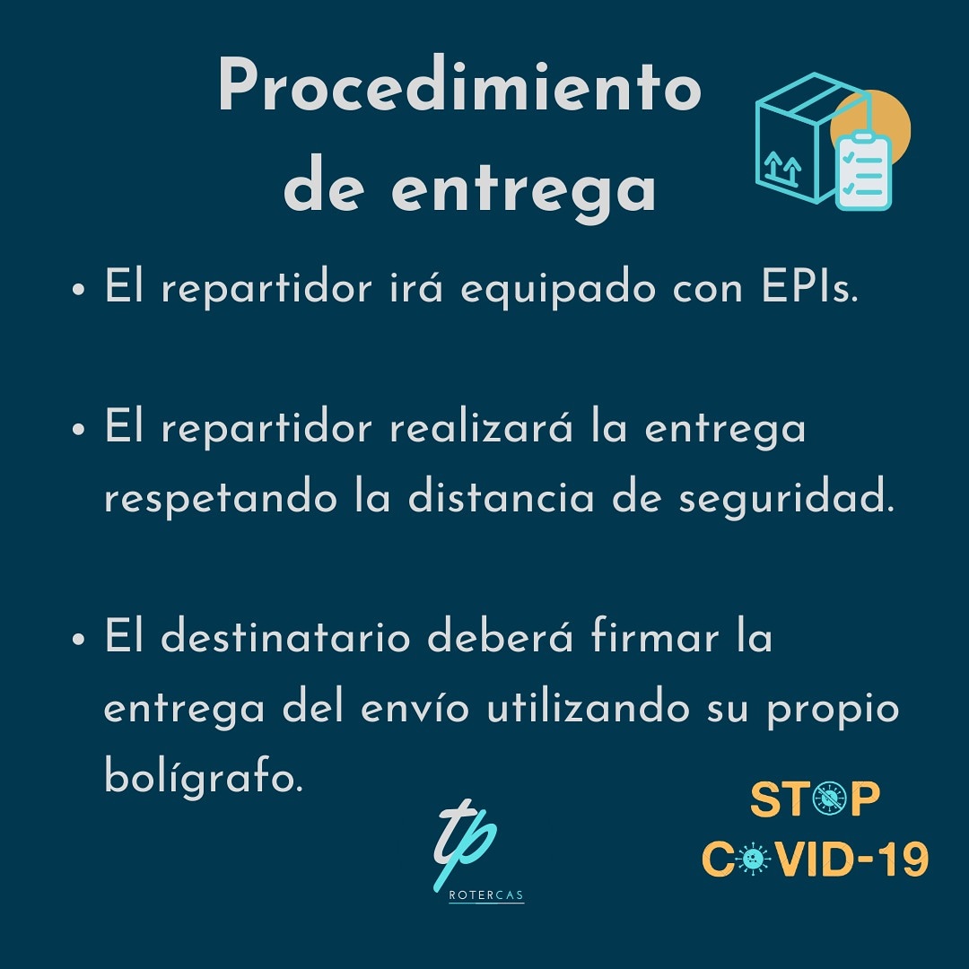 📦 Procedimiento de entrega de los pedidos.

En Rotercas cuidamos de nuestros clientes.

Cuidémonos todos

#Rotercas #stopcovid19 #cuidémonosentretodos #papeltérmico