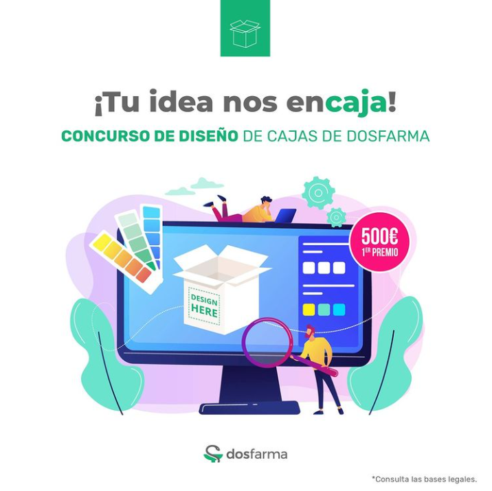 RedCatedrasUpct's tweet photo. 🔴 #CONCURSO 

✅ @dosfarma, empresa perteneciente a #RedCátedrasUPCT, lanza un nuevo concurso.

📦 Participa y elabora el diseño de caja de #Dosfarma y podrás ganar hasta 500 euros.

➡️ Toda la información en: https://t.co/ch42sLsvMi

#TuIdeaNosEncaja

@SaeUpct @UPCTnoticias https://t.co/BuaaIzy0bu