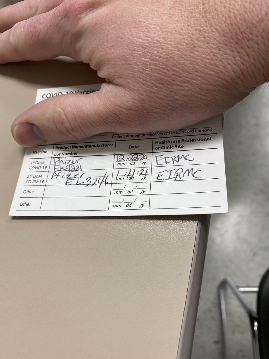 Just got my 2nd dose! #COVIDvaccinated