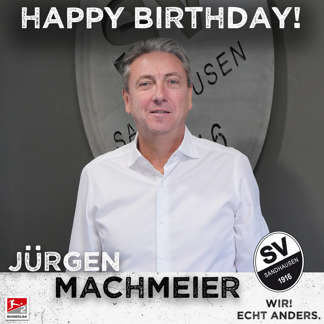 SV_Sandhausen's tweet photo. Der #SVS-Präsident feiert am heutigen Dienstag seinen 6⃣0⃣. Geburtstag. Happy Birthday, Jürgen #Machmeier! 🎂🥳
___________
#SVS1916 #WirEchtAnders #HappyBirthday https://t.co/ObIUXxnahm