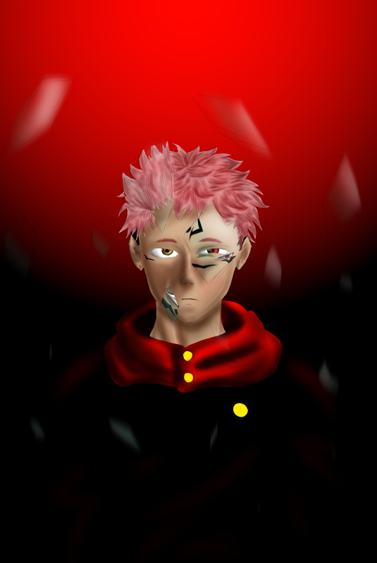 Artfn2's tweet photo. itadori yuji (jujutsu kaisen) https://t.co/JEGNszBOX5