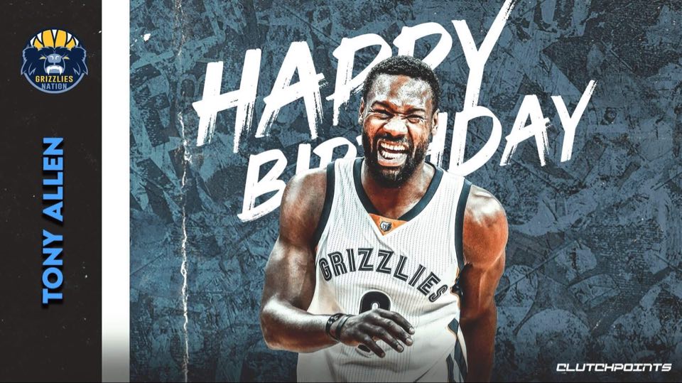 Join Grizzlies Nation in wishing Tony Allen a happy 39th birthday!  