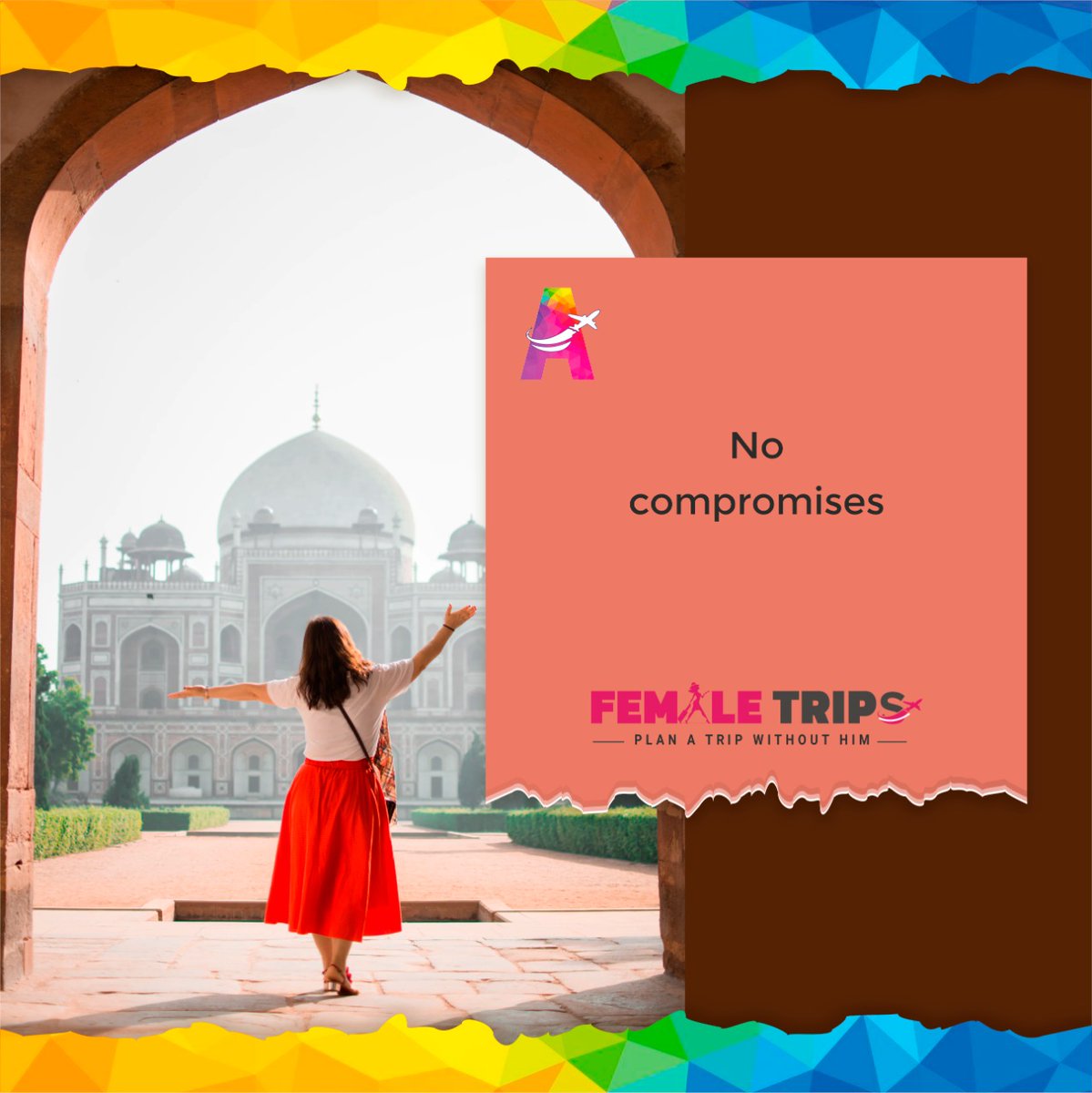 FemaleTrips's tweet photo. “Why should I travel solo” or rather “Why females travel solo?” is a common question among a lot of female travelers who aspire to solo traveling but have doubts. Solo travel is not about traveling alone, it is about traveling with yourself.

#femaletrips 

1/2 https://t.co/u9CtCTNaa2