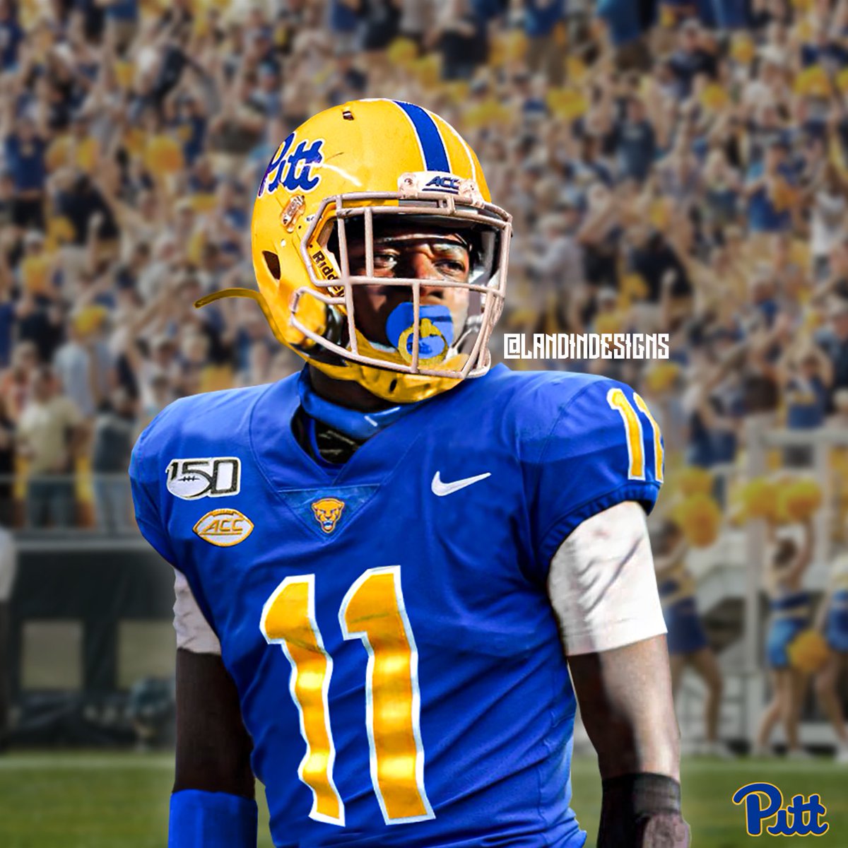 TykeDesign's tweet image. Jersey Swap // Aveon Grose Mansfield, OH 🐅-&amp;gt; Pitt University 🐆