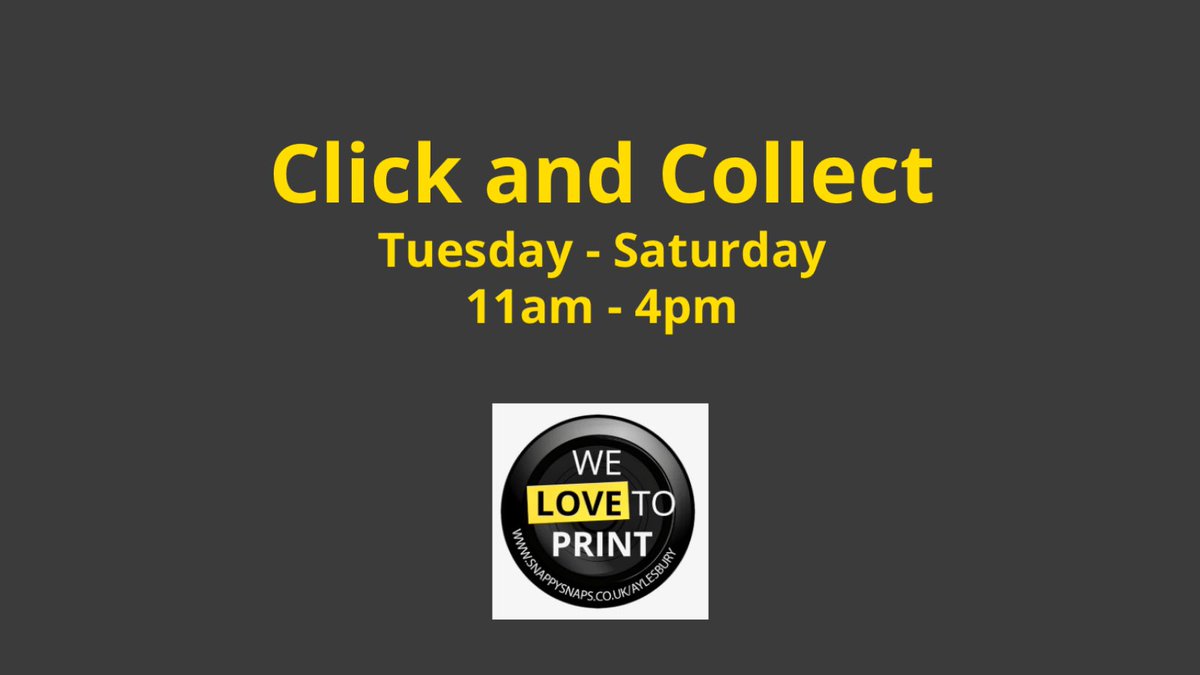 When you’re popping out for essentials, you can collect from us too. Tuesday-Saturday, 11am-4pm 📸