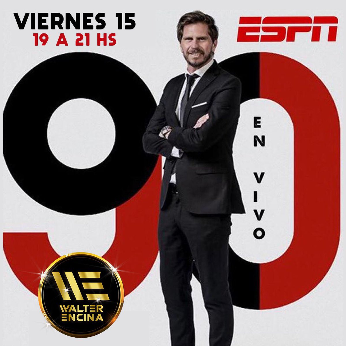 WalterEncinaa's tweet photo. Este viernes, vamos a estar en vivo con mi Banda @PolloVignolo @elogro23 🎤🎶🎶🎶⚽️ https://t.co/59y5uIqoH6