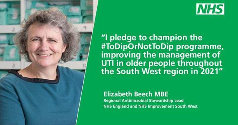 TARGETabx's tweet photo. Today in our New Years Antimicrobial Stewardship Pledge we have @elizbeech, #AntimicrobialStewardship Lead for South West England, sharing her #AMS #NewYearsResolution for 2021!
#ToDiporNotToDip #UTI

What's your #AMS resolution? https://t.co/NppYElpgST