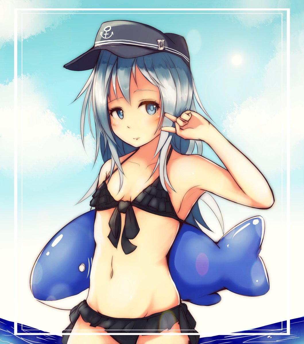 #くそ寒いので水着絵を貼る 