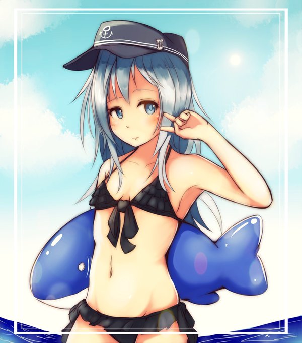 #くそ寒いので水着絵を貼る 